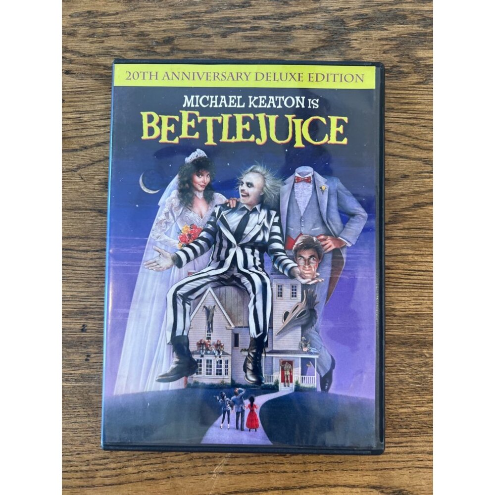 Beetlejuice 20th Anniversary Deluxe Edition DVD 2008 Fantasy Movie Pre-Owned